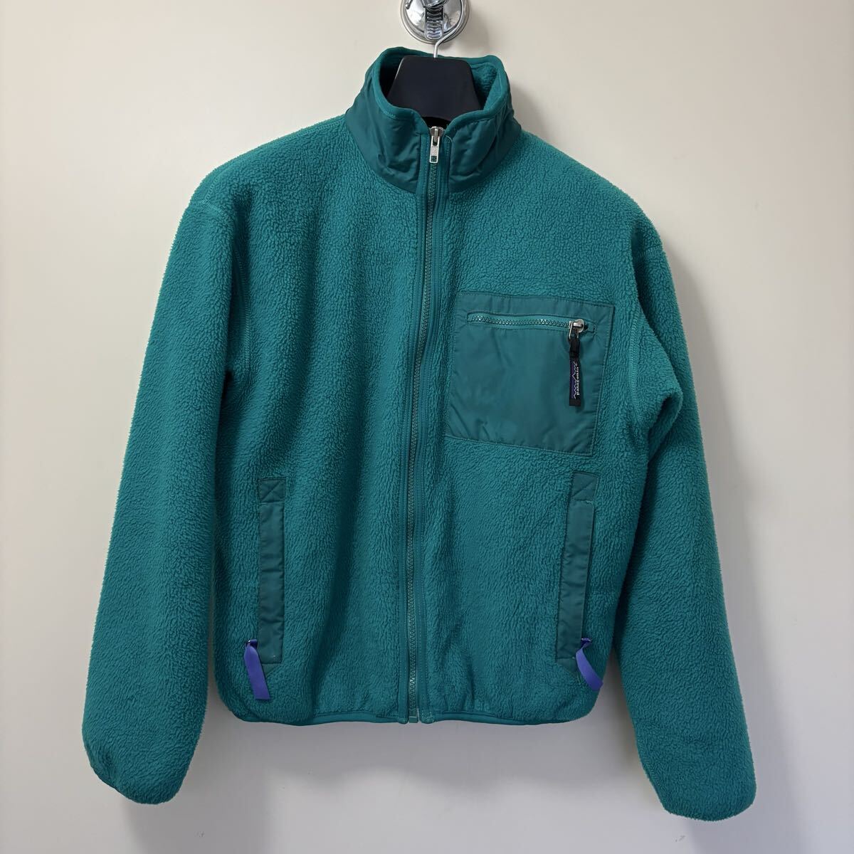 ヤフオクパタゴニア フリース 中間色なグリーン デカタグRマーク入り 1980年代後半物？日本未発売品？美品_画像2