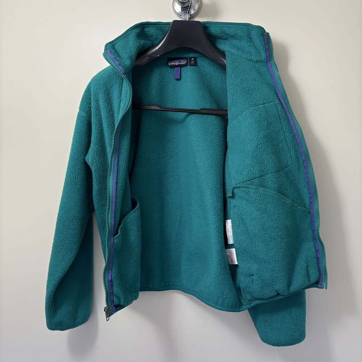 ヤフオクパタゴニア フリース 中間色なグリーン デカタグRマーク入り 1980年代後半物？日本未発売品？美品_画像4