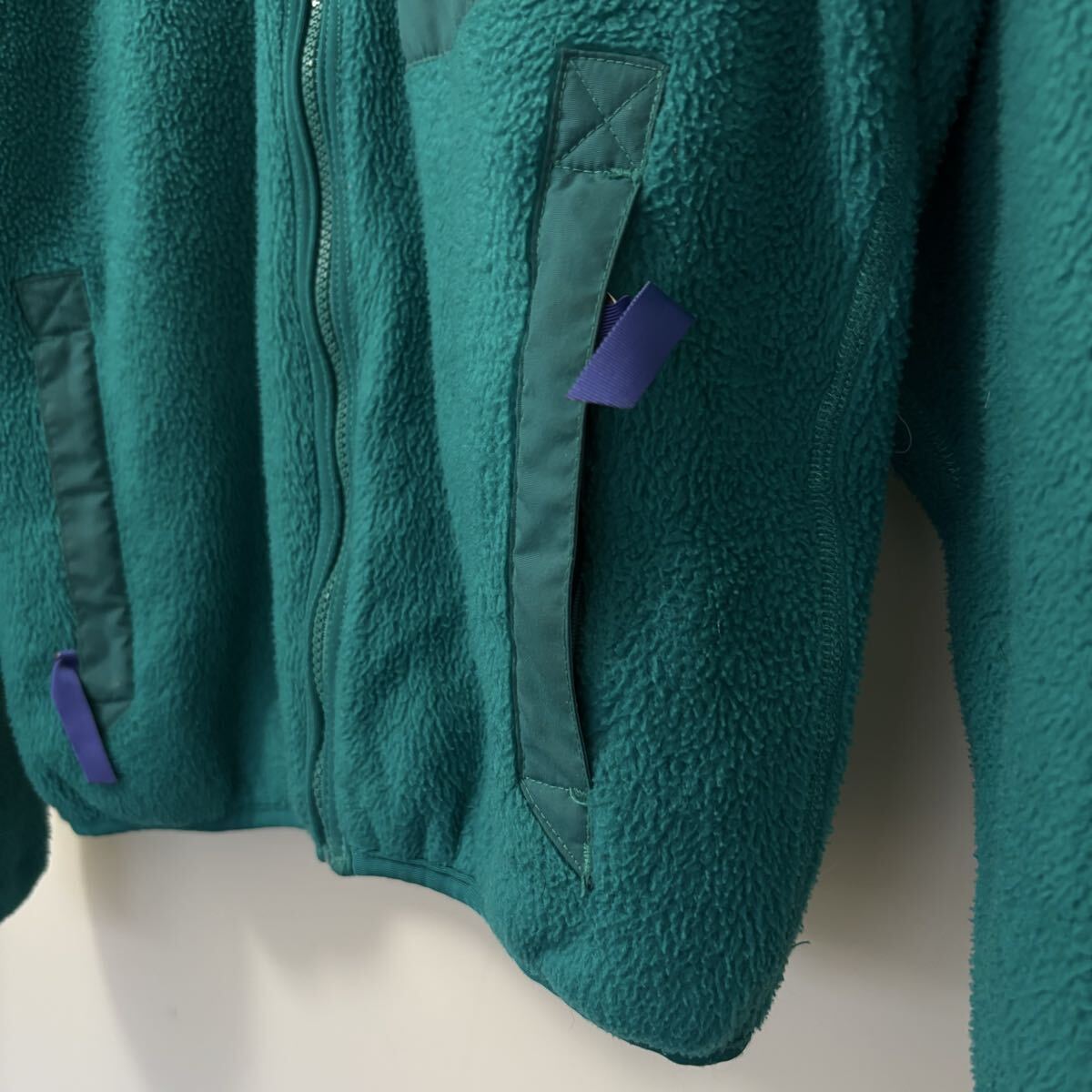 ヤフオクパタゴニア フリース 中間色なグリーン デカタグRマーク入り 1980年代後半物？日本未発売品？美品_画像5