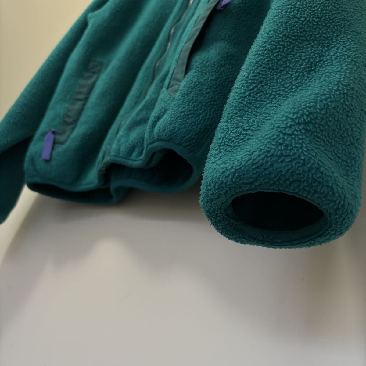 ヤフオクパタゴニア フリース 中間色なグリーン デカタグRマーク入り 1980年代後半物？日本未発売品？美品_画像6