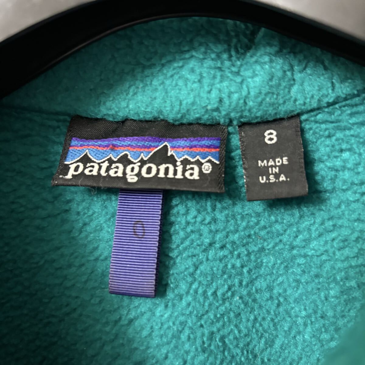 ヤフオクパタゴニア フリース 中間色なグリーン デカタグRマーク入り 1980年代後半物？日本未発売品？美品_画像7