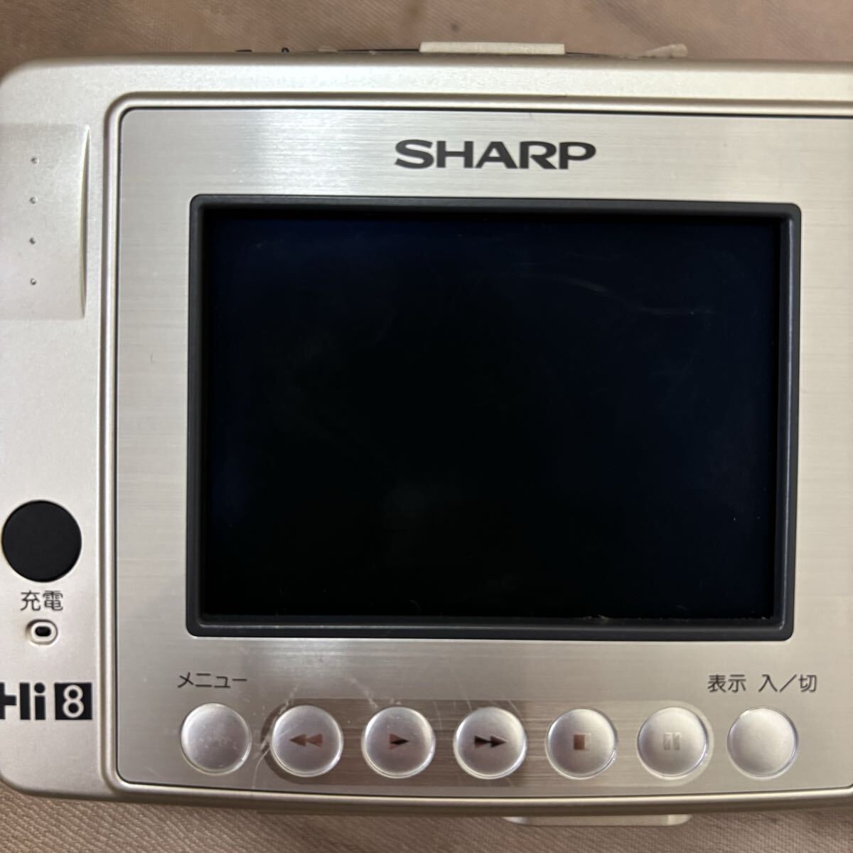 シャープ 8㍉カメラ +付属品 ジャンク品 取説付き_画像7