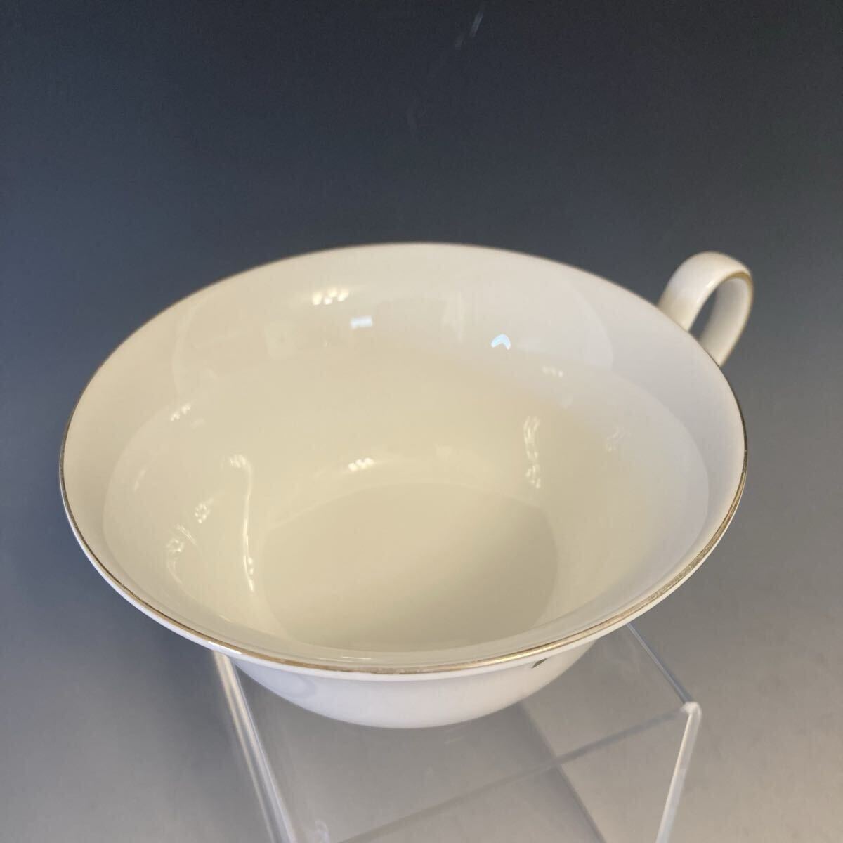 WEDGWOOD イングランド製 黒壺 ウェッジウッド オズボーン　ティーカップ＆ソーサー５客（ピオニー）USED ビンテージ 中古品_画像7