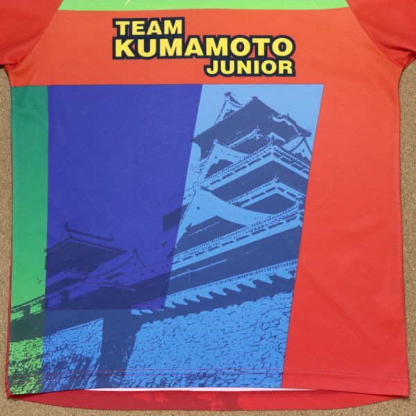 [Y-699] 【陸上／女子】熊本／高校　プラクティスシャツ＆ロングタイツセット_画像5