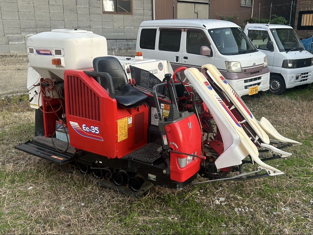 ヤンマー コンバイン　Ee-35 動作確認動画あり　 ヤンマーコンバイン　 直接引き取り　京都東インター付近発〜_画像2