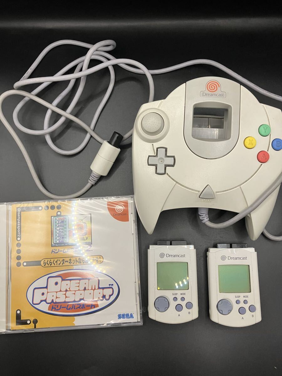 SEGA セガ ドリームキャスト本体 メモリ ソフト数点 動作確認済_画像5