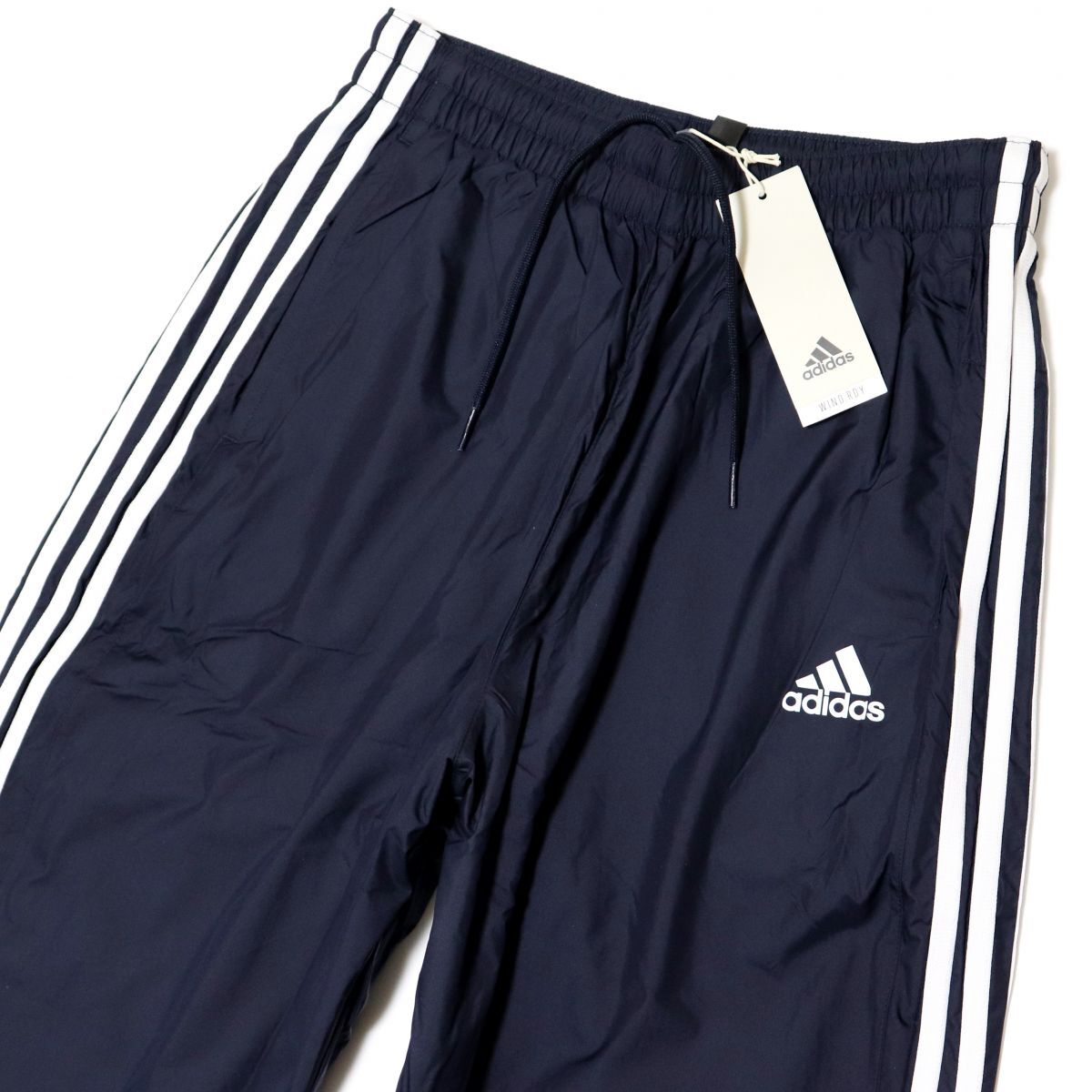 ★アディダス adidas 新品 メンズ 保温 防風 撥水 WIND. RDY 裏起毛 ウインド ロングパンツ ボトムス 紺 Lサイズ [IK7365-L] 四 弐★QWER★_画像1