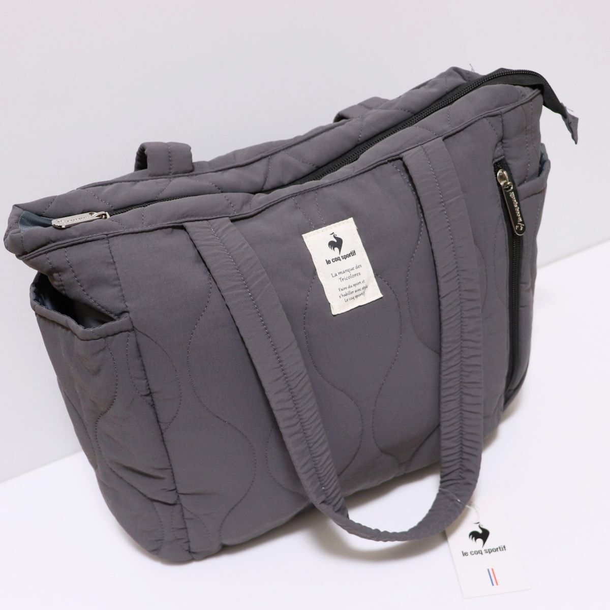 * Le Coq le coq sportif новый товар удобный простой casual стеганый большая сумка BAG сумка сумка . пепел [36744-030] один шесть *QWER*