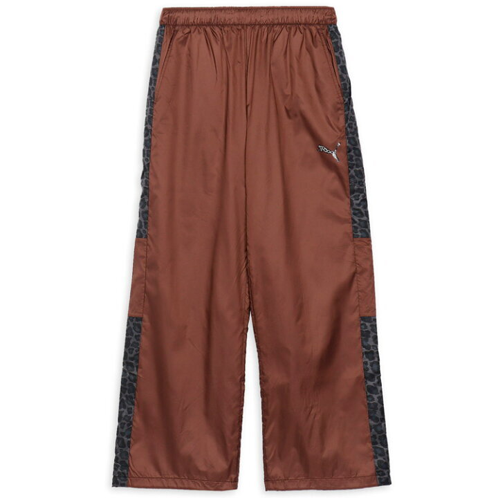 ★プーマ PUMA 新品 レディース 裏起毛 保温 防寒 柄 ウインドブレーカー ロングパンツ Mサイズ [526100-65-M] 四 壱★QWER★_画像2