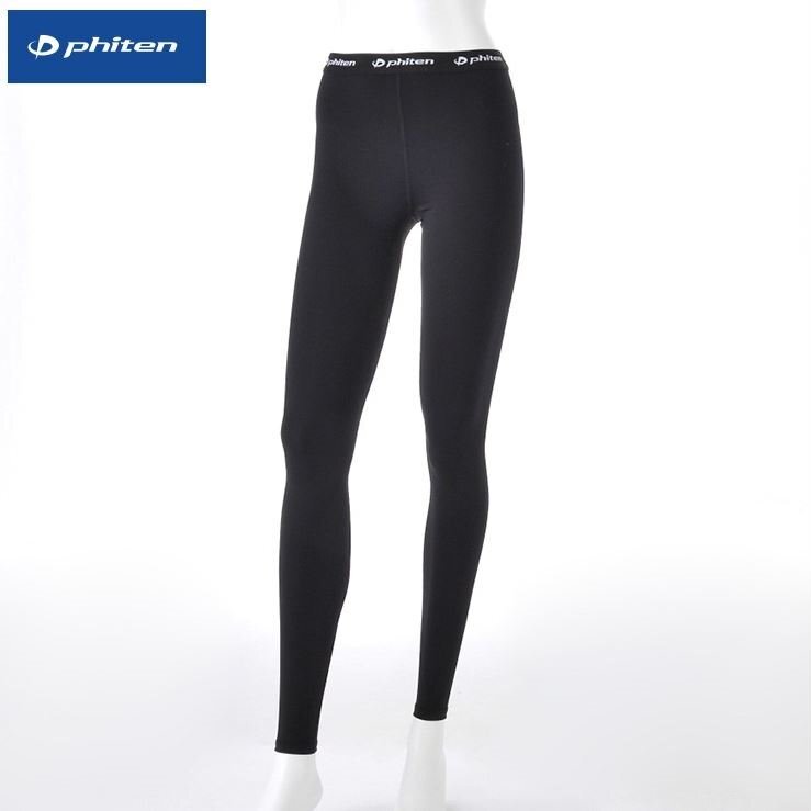 0 стоимость доставки 390 иен возможность товар fai тонн Phiten новый товар женский aqua titanium внутренний трико леггинсы чёрный [9Q55JDR-BLK-ML] один 4 .*QWER