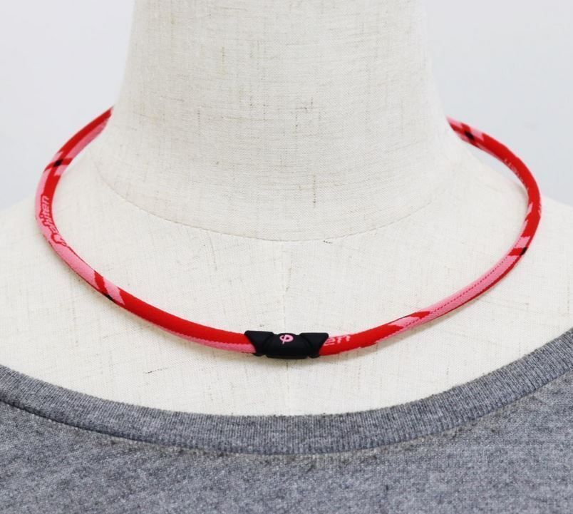 0 стоимость доставки 390 иен возможность товар fai тонн Phiten новый товар RAKUWA сделано в Японии легкий эластичный aqua titanium колье красный [0212TG498253] один acc *QWER*