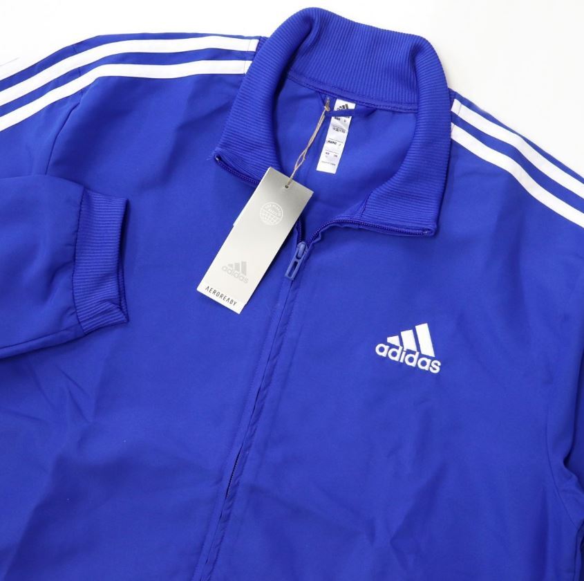 ★アディダス adidas 新品 メンズ 吸汗速乾 快適 スポーツ ジャージ トラック 上下セット スーツ SET 2XL [SETH122021N-XO] 五 零★QWER_画像3