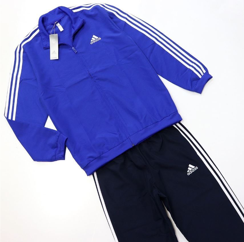 ★アディダス adidas 新品 メンズ 吸汗速乾 快適 スポーツ ジャージ トラック 上下セット スーツ SET 2XL [SETH122021N-XO] 五 零★QWER_画像2