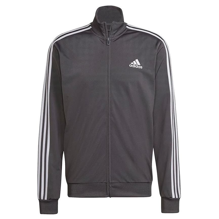 * Adidas ADIDAS новый товар мужской Esse n автомобиль ruz3 полоса -тактный Lux -tsu верх и низ в комплекте SET. пепел [SETHT66501N-L]..*QWER*