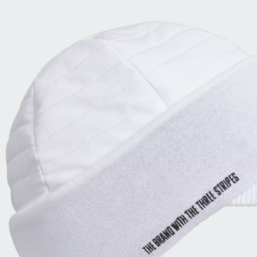 ★アディダス ゴルフ ADIDAS GOLF 新品 メンズ COLD.RDY 中綿 保温 ニットキャップ 帽子 CAP 白 57-60cm [IM63851N-5760] 七 ★QWER★_画像3