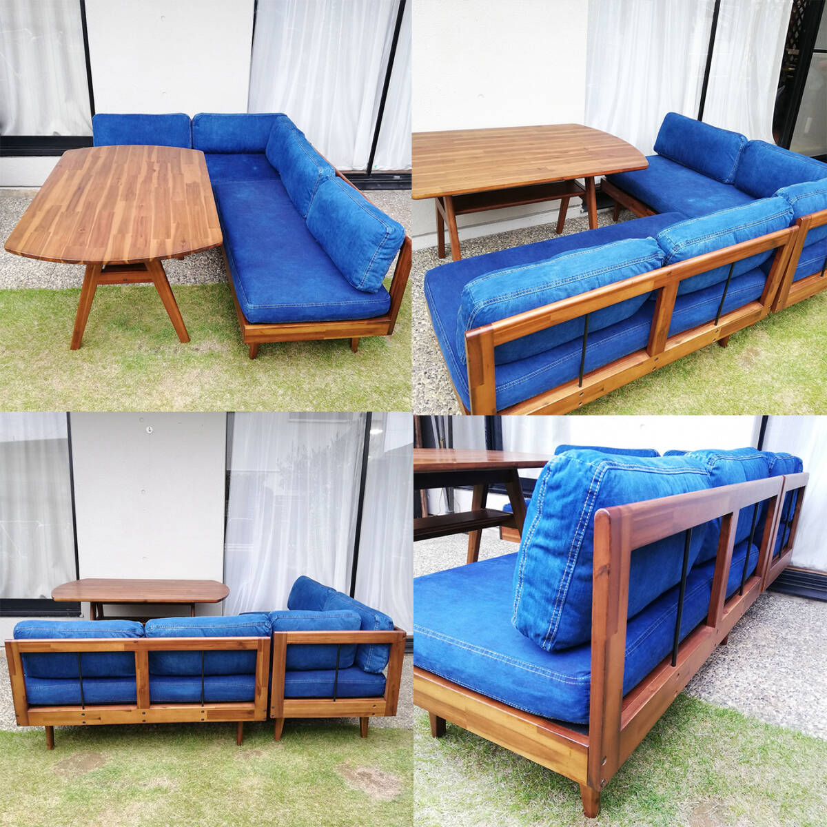 * самовывоз приветствуется * Unico морской еж koSWELLAswela3 позиций комплект запад набережная course taru обеденный комплект диван комплект 