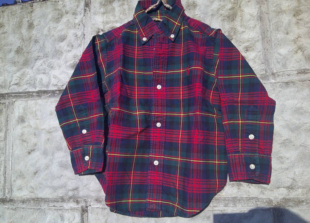 ＵＳＡ　古着　ラルフローレン　半袖　ポロシャツ　2/2T_画像1