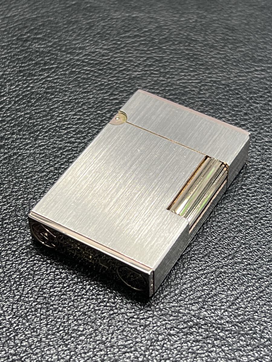 DuPont デュポン ガスライター ライン2ショート シルバーコンビ_画像1