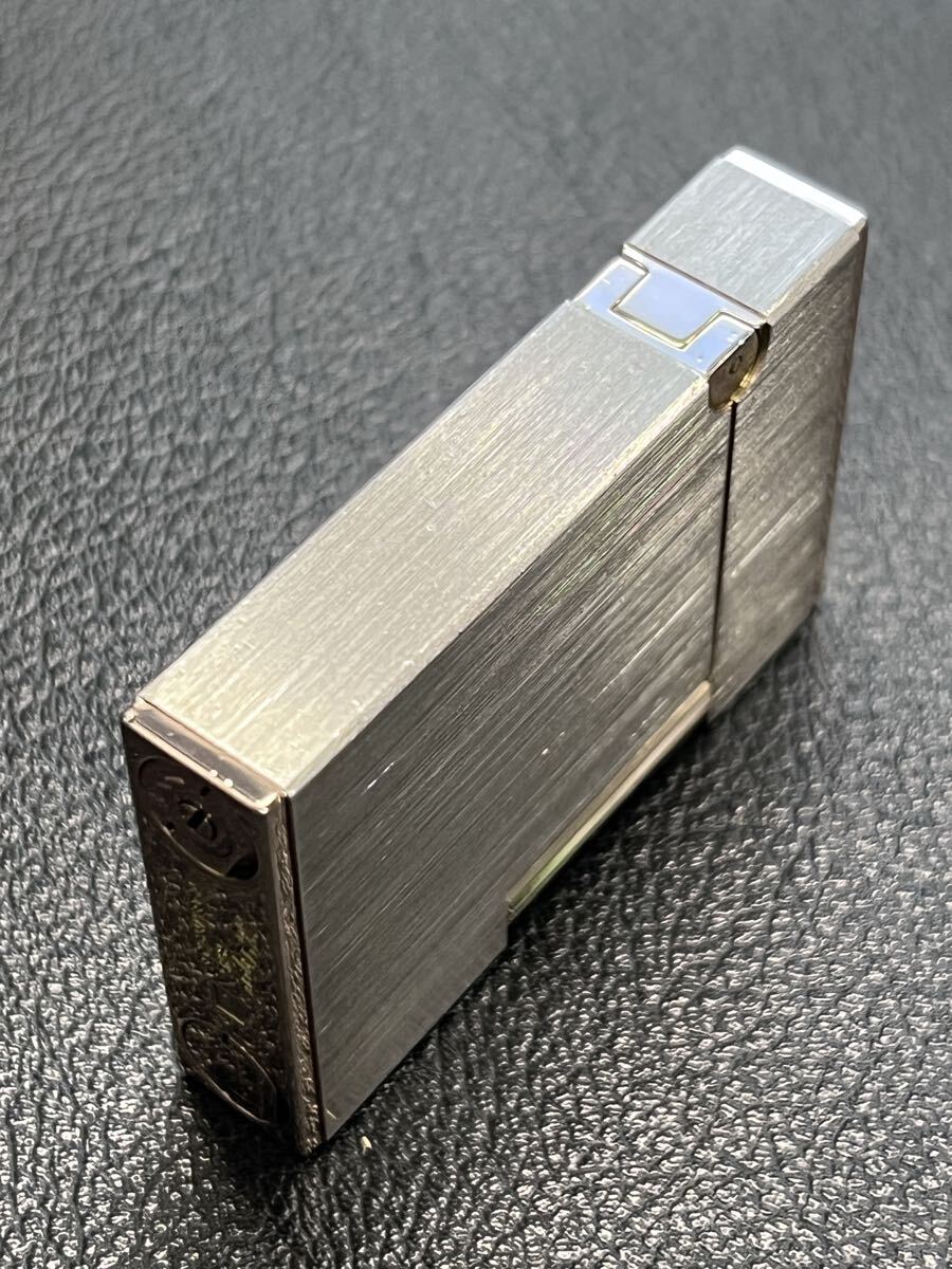 DuPont デュポン ガスライター ライン2ショート シルバーコンビ_画像4