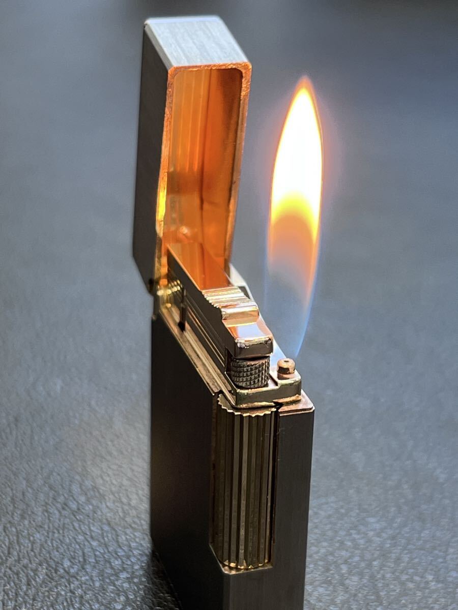 DuPont デュポン ガスライター ライン2ショート シルバーコンビ_画像7