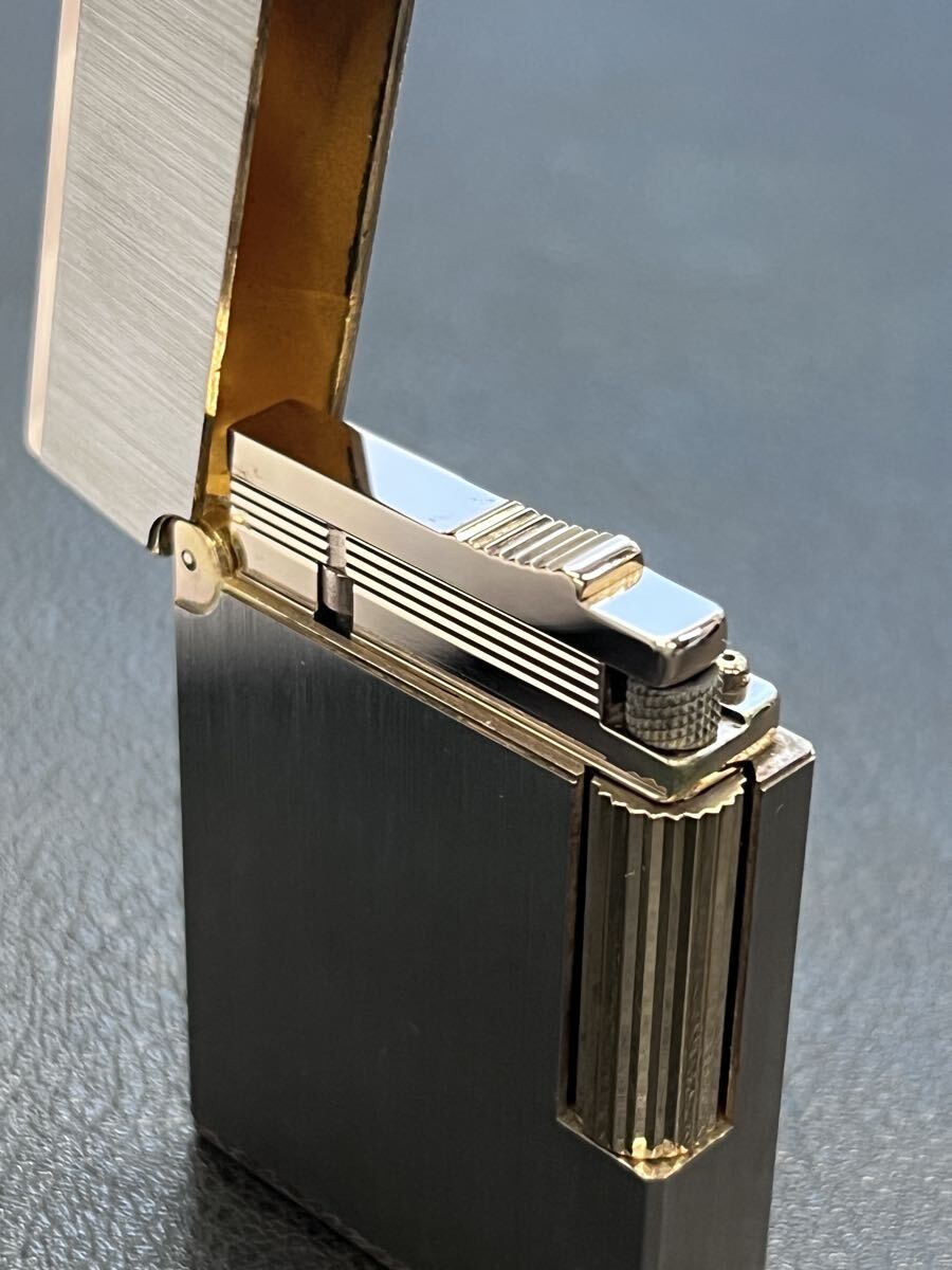 DuPont デュポン ガスライター ライン2ショート シルバーコンビ_画像8