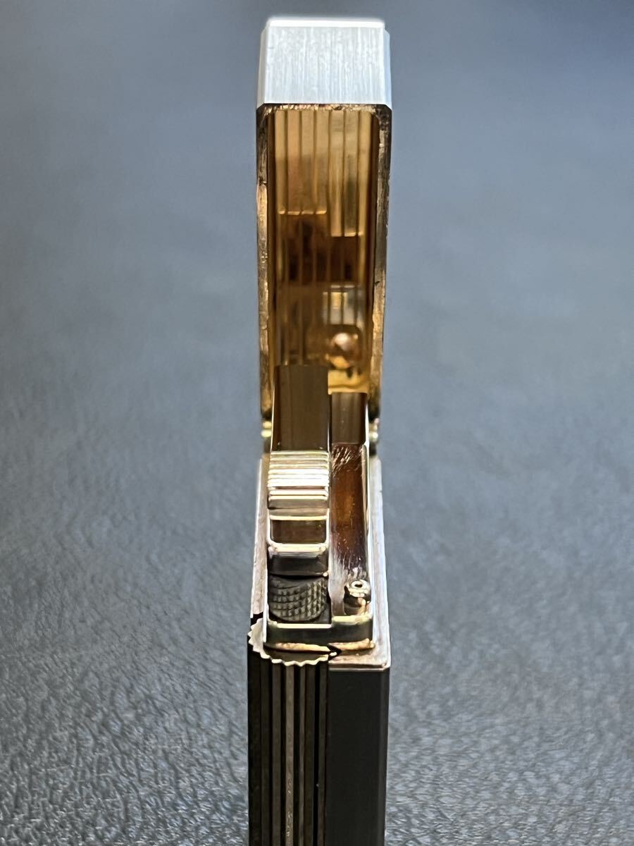 DuPont デュポン ガスライター ライン2ショート シルバーコンビ_画像9