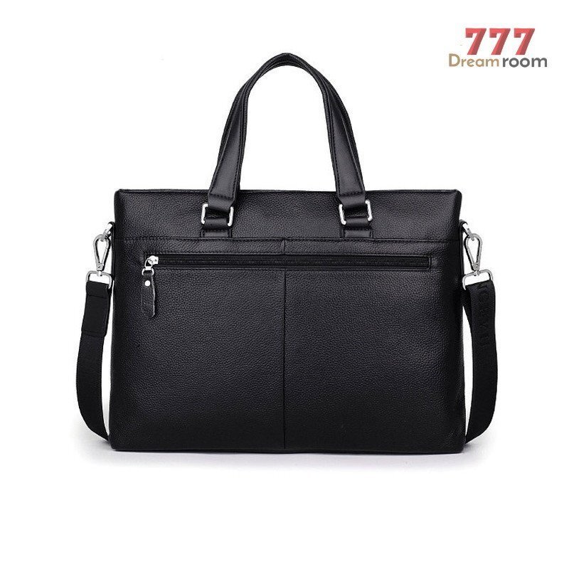  высокое качество телячья кожа использование ~ использован минут только тест ...~ взрослый simple портфель [ черный ] мужской кожа ходить на работу подарок портфель K-178