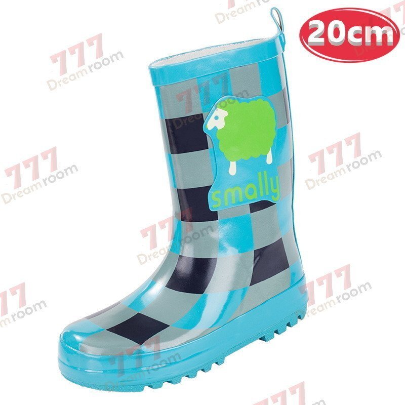 kids внутренний есть животное влагостойкая обувь K-398-bl[ голубой 20cm] сапоги ребенок девочка сезон дождей дождь обувь 