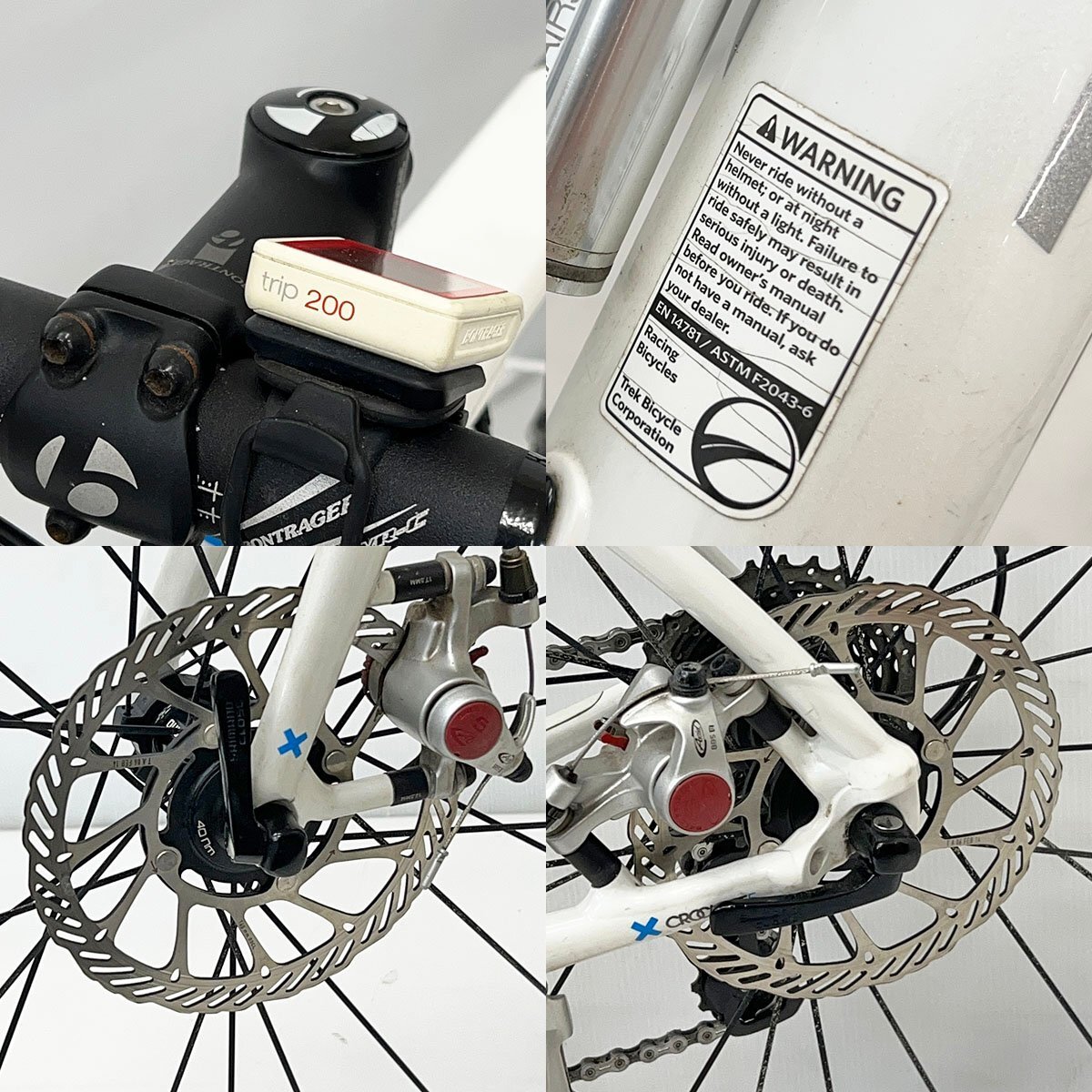 TREK トレック crockett 5 Disc クロケット5 ディスク 2015年モデル ALPHA ロードバイク Shimano 105 F2段 R10段 [R15837]_画像8