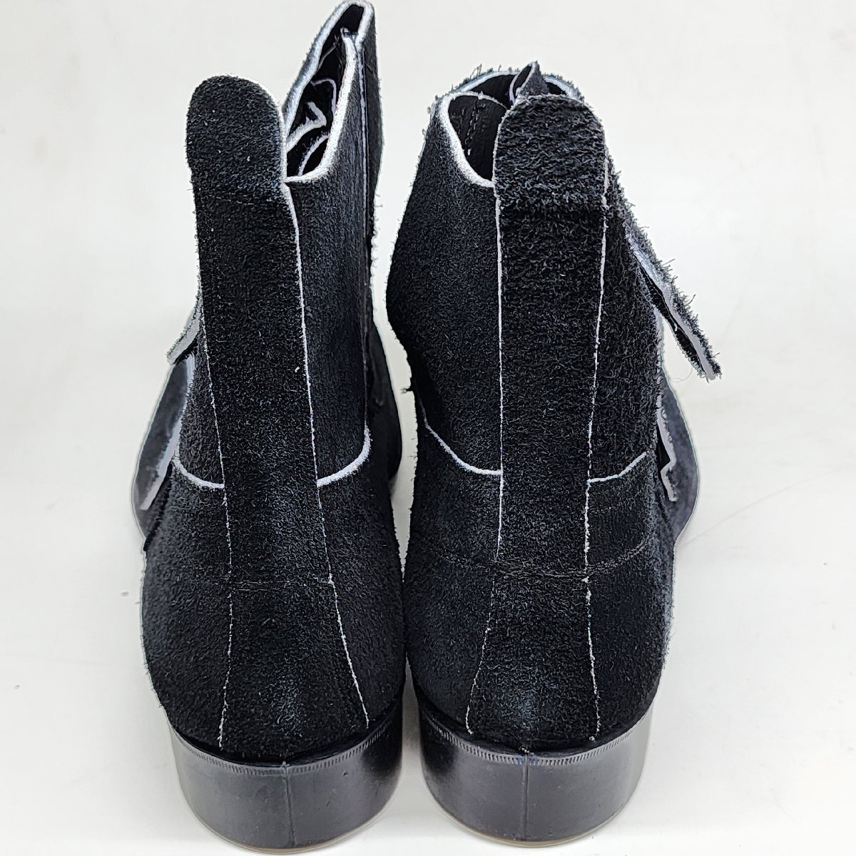 未使用品 ミドリ安全 革製合成ゴム底 V4009 26.0cm 熱場作業用 安全靴 長編上靴 [Q2024]_画像3