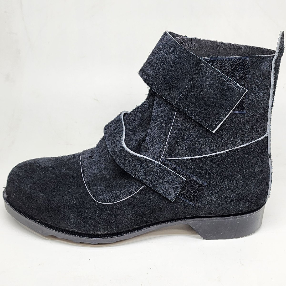 未使用品 ミドリ安全 革製合成ゴム底 V4009 26.0cm 熱場作業用 安全靴 長編上靴 [Q2024]_画像4