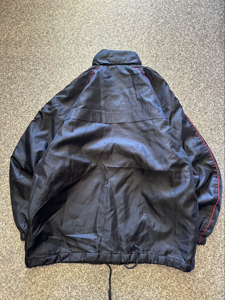 PUMA 中国製 L スポーツウェア ジャージ ウインドブレーカー プーマ トラックジャケット アウター ジップアップ ロゴ刺繍 上着 古着 USED_画像2
