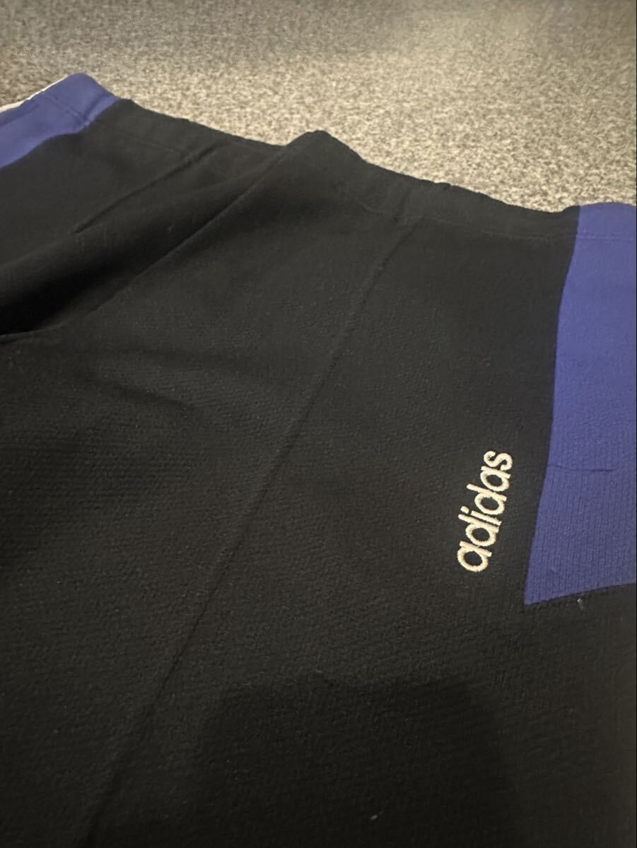 adidas O スポーツウェア ジャージ レトロ オールド 昭和 トラックパンツ ジョガーパンツ アディダス トレーニングウェア 古着 ユーズド_画像7