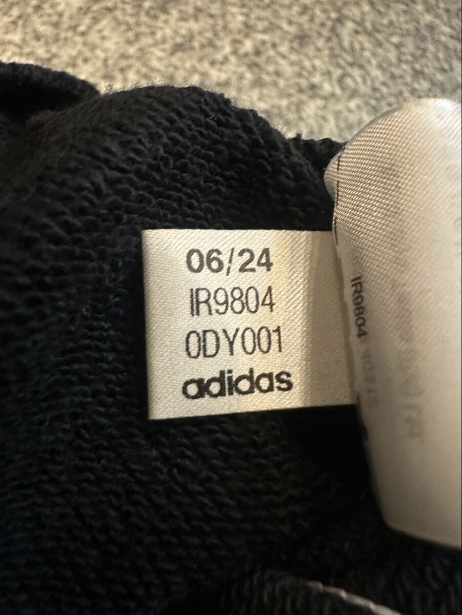 adidas IR9804 パキスタン製 S スカート ボトムス 3ストライプス ブラック 黒 ショート丈 アディダス ミニスカート ロゴ刺繍 古着 USED _画像6