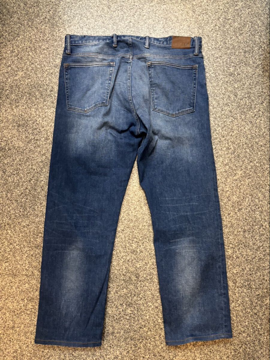 GAP パキスタン製 W36 L32 激渋 ヒゲ ハチノス デニムパンツ インディゴ フェード ギャップ ジーンズ ジーパン ストレートパンツ古着 USED _画像2