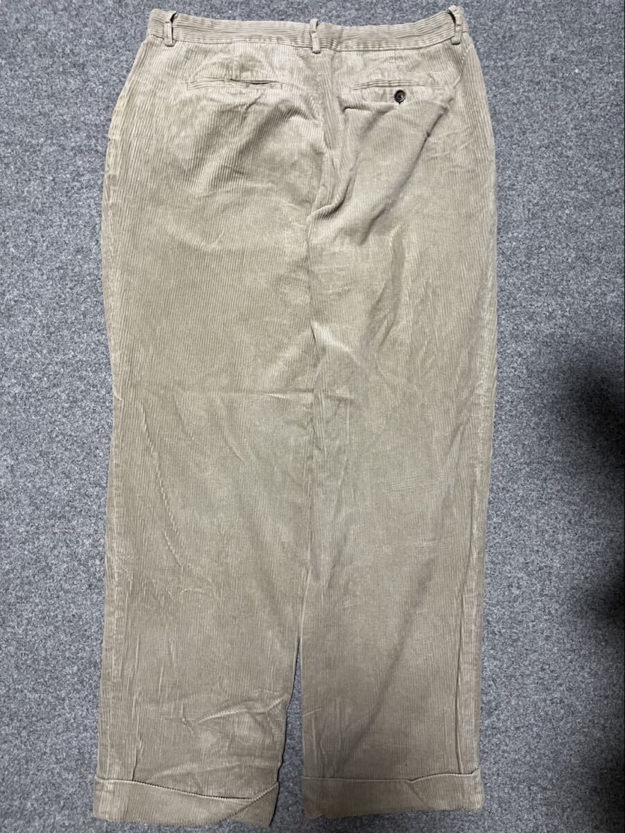 BANANA REPUBLIC W36 L32 コーデュロイパンツ ベージュ ボトムス ストレートパンツ バナナリパブリック ワイドパンツ オールド 古着 USED _画像2