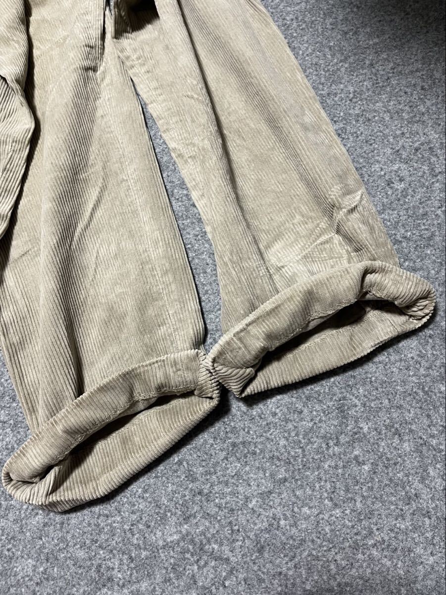 BANANA REPUBLIC W36 L32 コーデュロイパンツ ベージュ ボトムス ストレートパンツ バナナリパブリック ワイドパンツ オールド 古着 USED _画像5