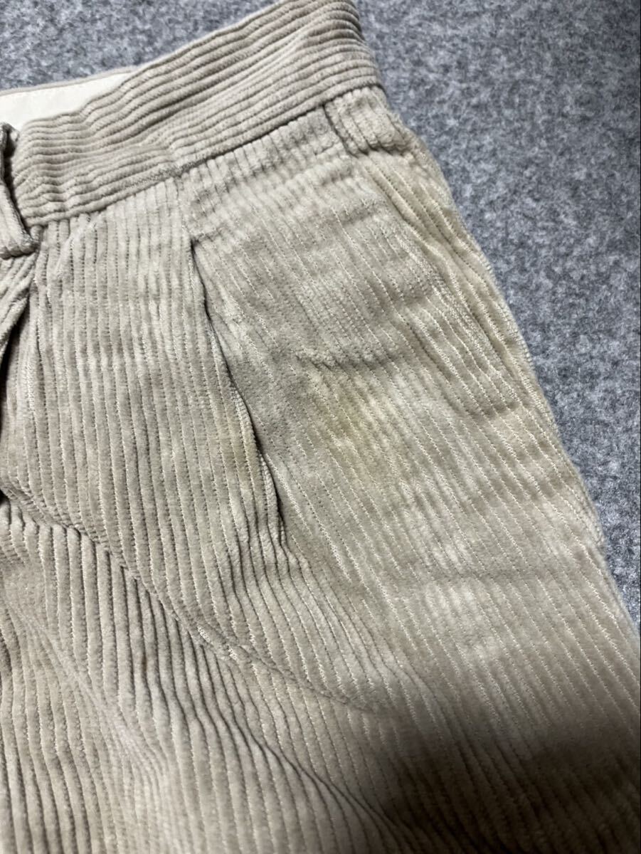 BANANA REPUBLIC W36 L32 コーデュロイパンツ ベージュ ボトムス ストレートパンツ バナナリパブリック ワイドパンツ オールド 古着 USED _画像7