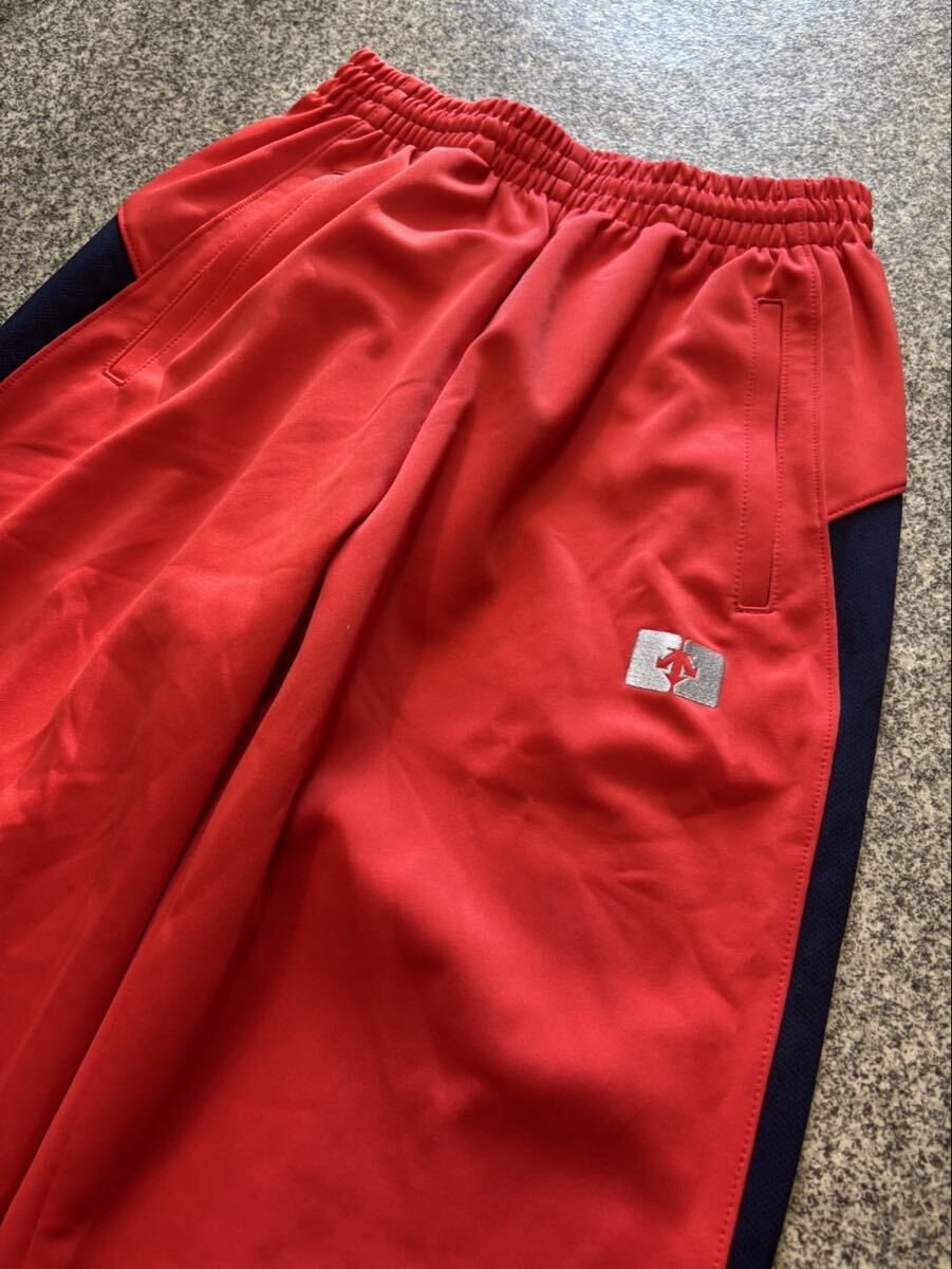 DESCENTE デサント 新品未使用 タグ付き 美品 トラックパンツ ジャージ スポーツウェア ロゴ刺繍 オールド 日本製 レトロ 古着 ユーズド _画像7