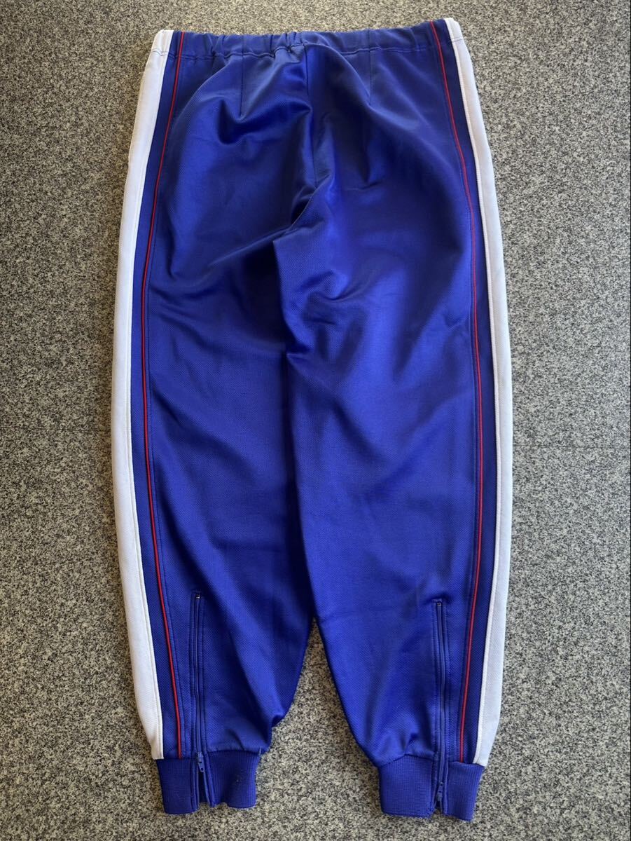 PUMA プーマ トラックパンツ ジャージ スポーツウェア ロゴ刺繍 ブルー ボトムス オールド レトロ ジョガーパンツ スポーツ 古着 USED _画像2