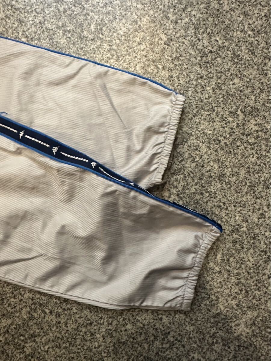 Kappa カッパ O スポーツウェア ジャージ プルオーバー Vネック ロゴプリント バックプリント ジャケット サッカー オールド 古着 ユーズド_画像9