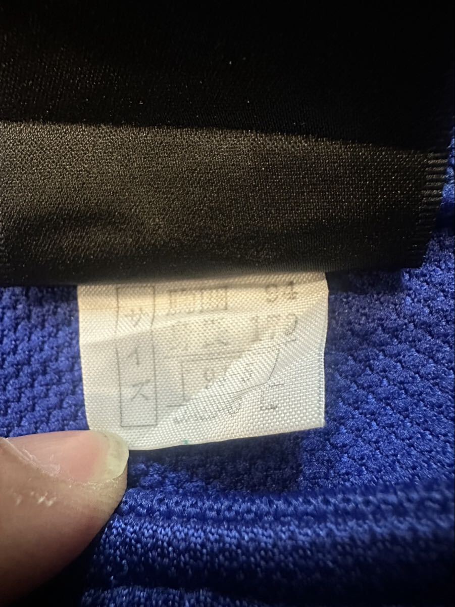 Kappa カッパ L 90s 日本製 トラックジャケット ジャージ スポーツウェア アウター ジップアップ レトロ 昭和 オールド ブルー 古着 USED _画像4