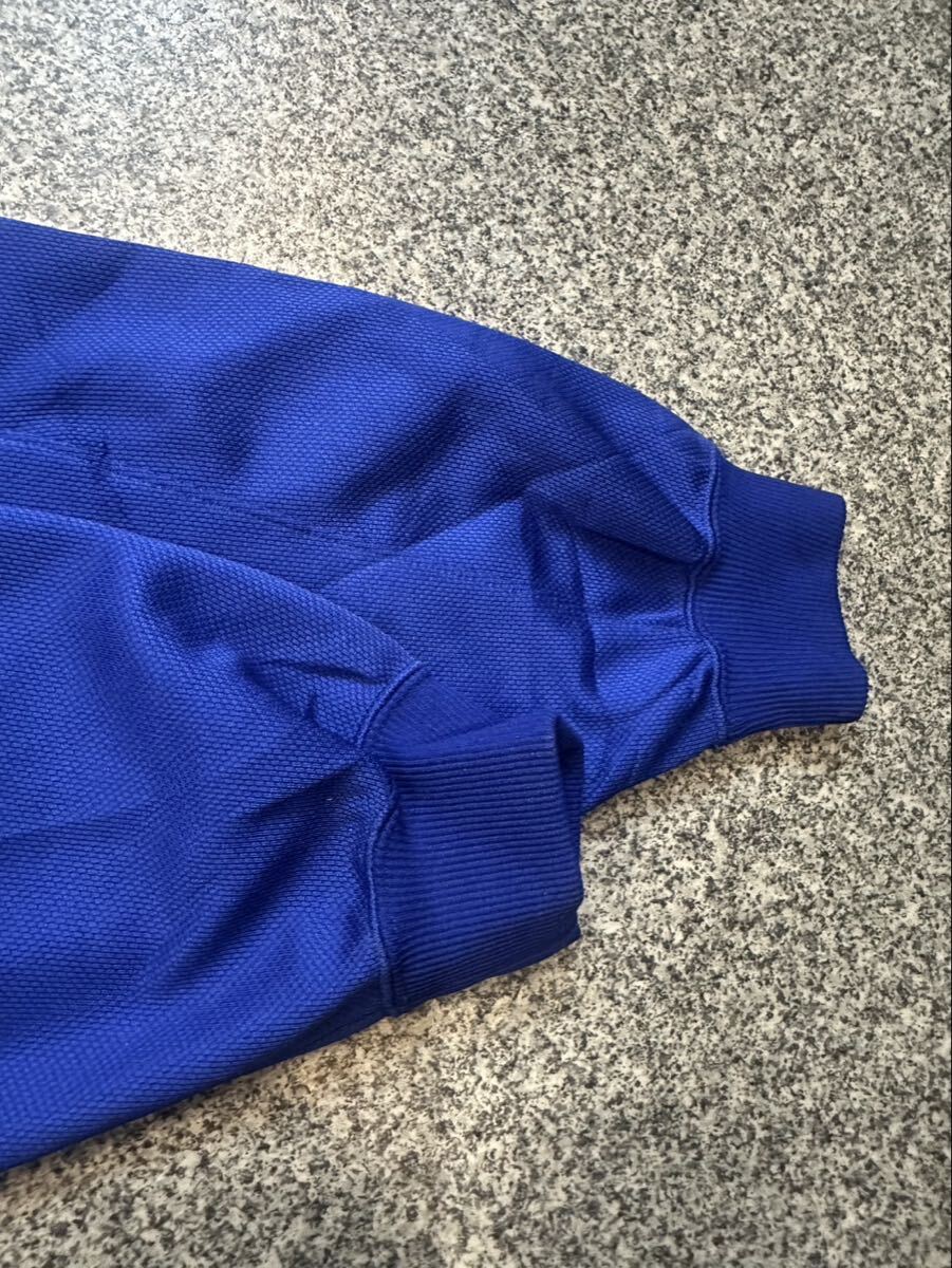 Kappa カッパ L 90s 日本製 トラックジャケット ジャージ スポーツウェア アウター ジップアップ レトロ 昭和 オールド ブルー 古着 USED _画像8