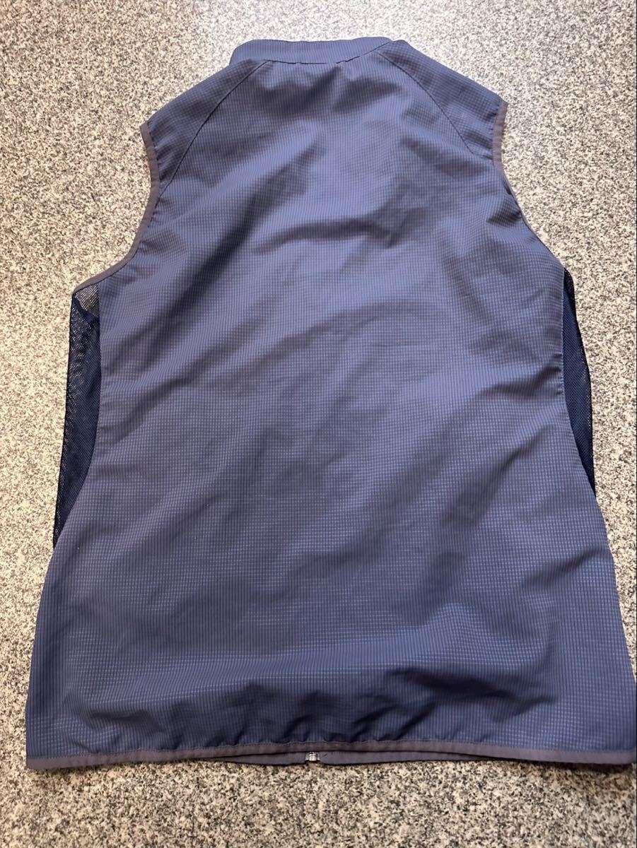 mont-bell モンベル M O.D.メッシュベスト ジップアップ アウター トップス アウトドア ベスト ロゴプリント メッシュベスト 古着 USED_画像2