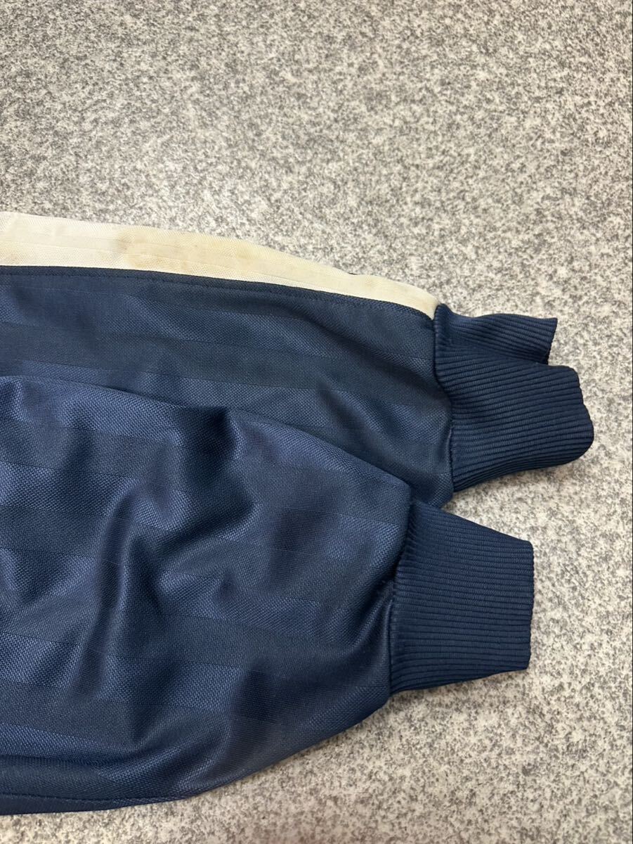 PUMA プーマ 日本製 S M トラックジャケット ジャージ スポーツウェア アウター トップス ジップアップ ビッグロゴ ロゴプリント 古着 USED_画像7