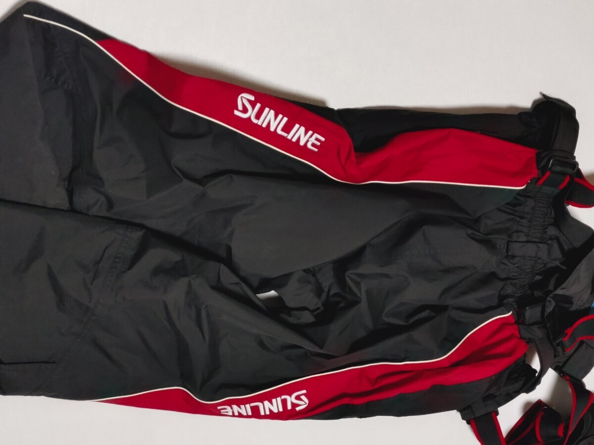  Sunline защищающий от холода рыбалка костюм верх и низ в комплекте LL б/у товар 