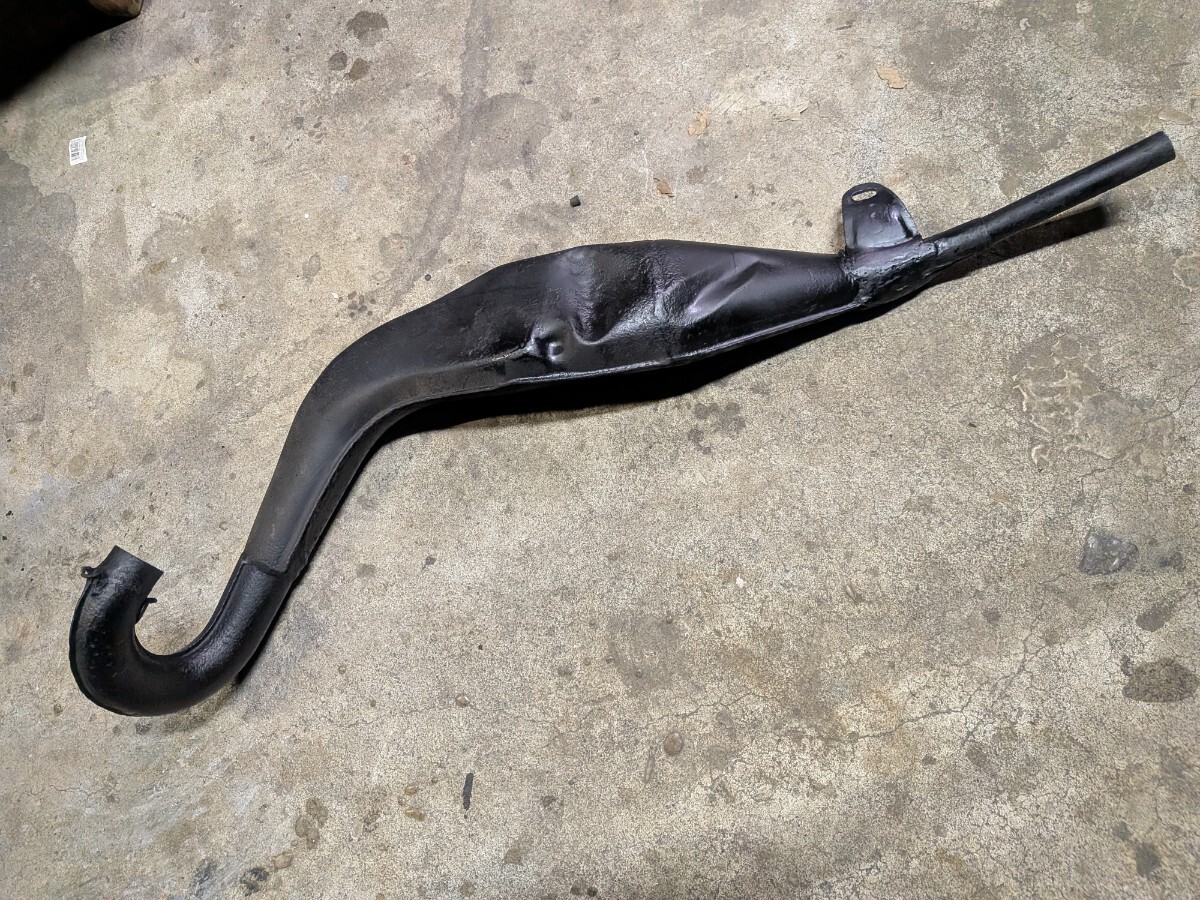 ヤマハ AT1 AT125 モトクロス レーサー チャンバー_画像2