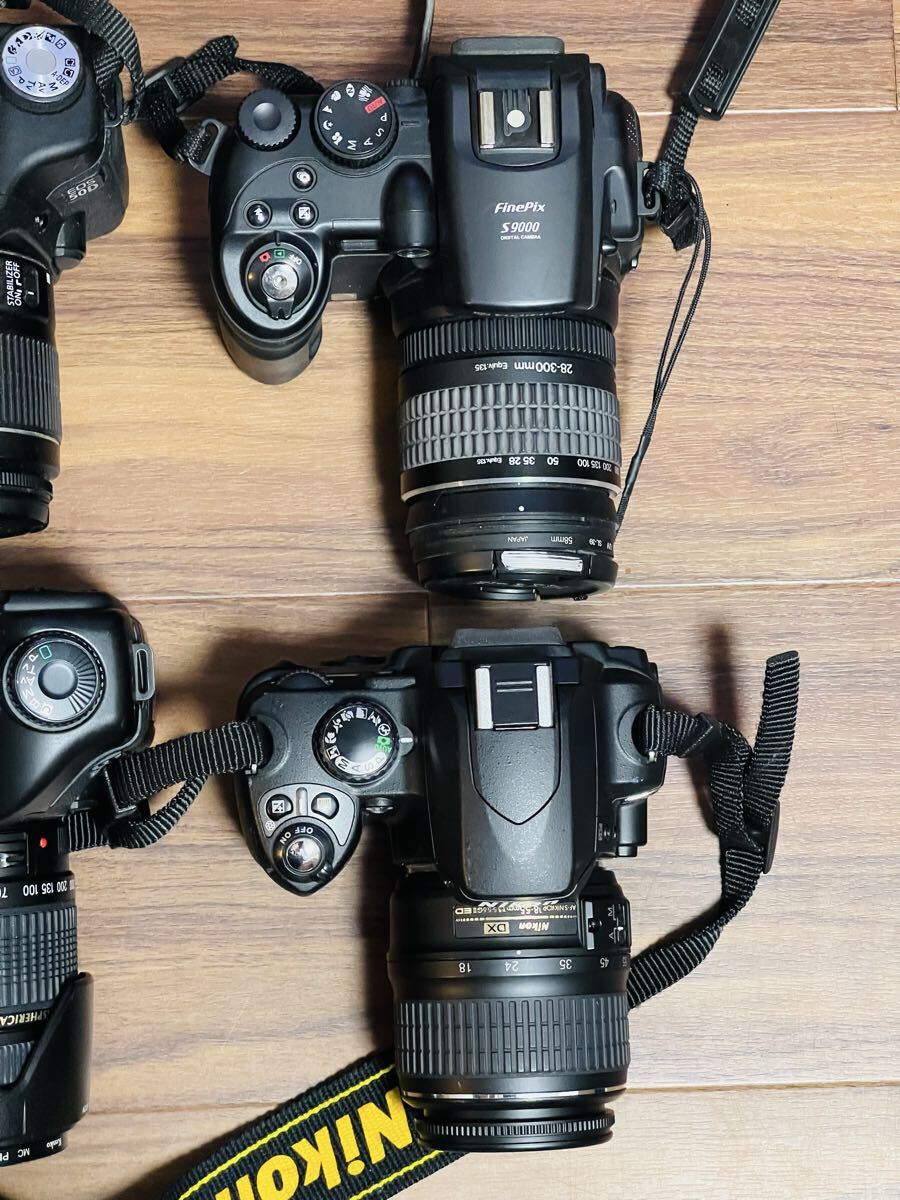 1円まとめ デジタル一眼レフ Canon EOS 50D キャノン EOS 5D Nikon D40 FUJIFILM Finepix S9000 レンズセット 状態未確認 完全ノーチェック_画像5
