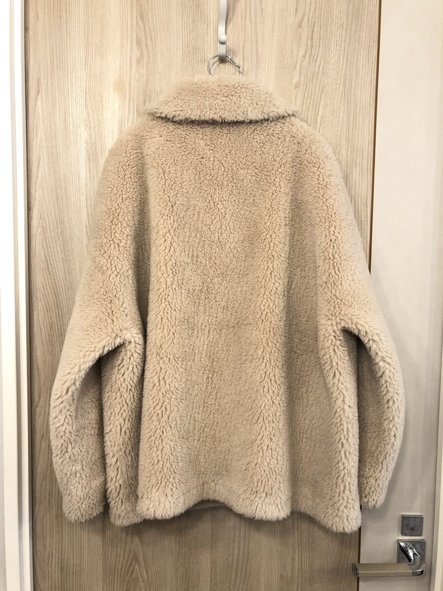 Curensology カレンソロジー【PELLESSIMO】ボアジャケット ベージュ ¥48,400 ペレッシモ フランス パリ ニューヨーク ブルゾン_画像8