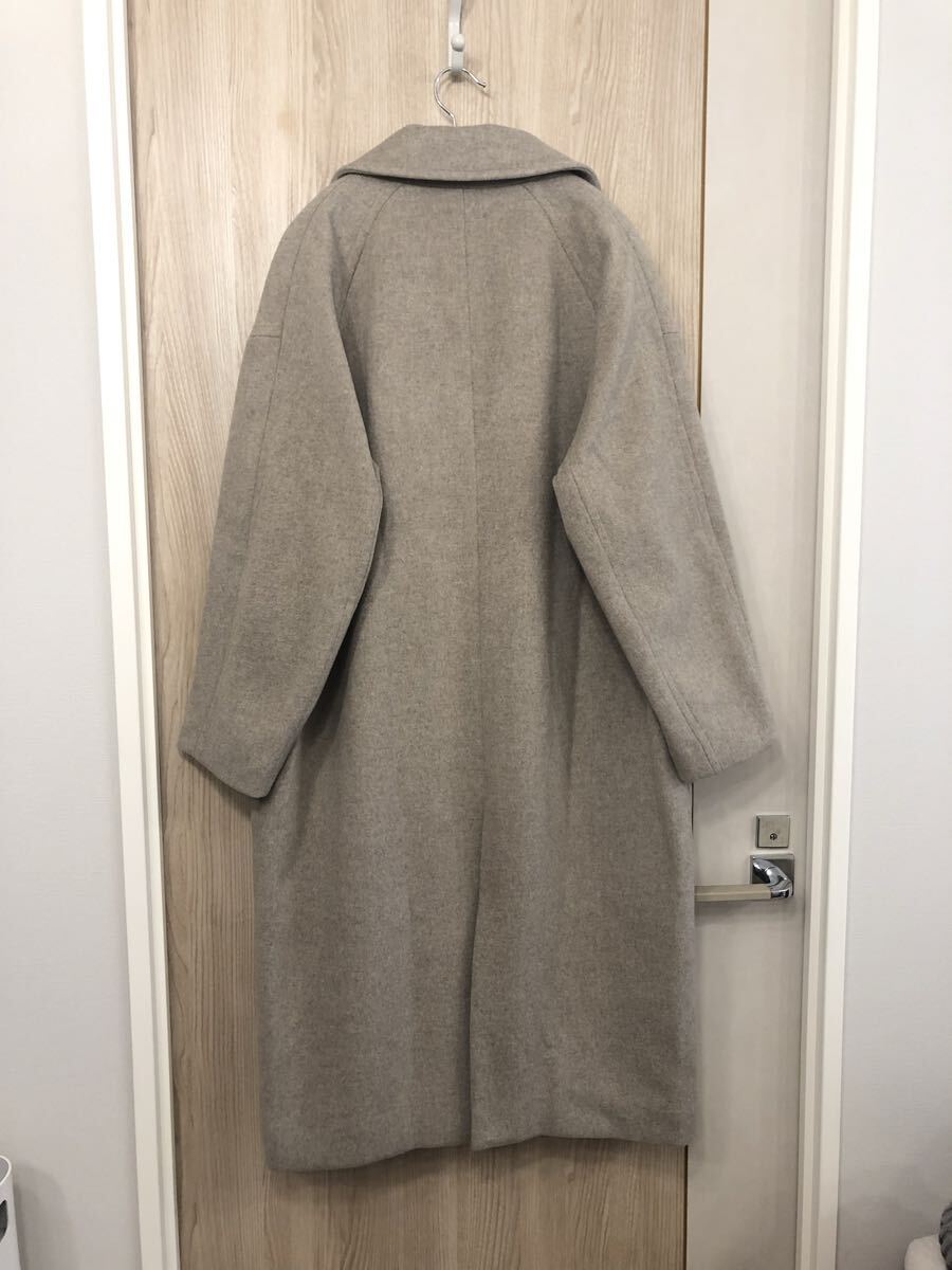 JOURNAL STANDARD スーパー140 ビーバーコクーンコート ウール ベージュ チェスターコート ¥38,500 ジャーナルスタンダード グレージュ_画像7